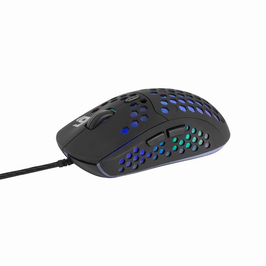 Gaming muis - RGB led- MUSG -RAGNAR-RX400 - Ambidextrous - USB Type-A - 10000 DPI - Black