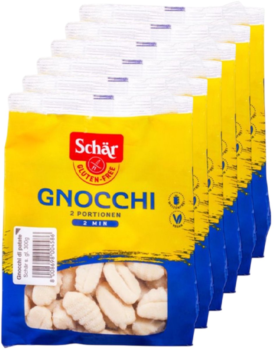 Schär | Glutenvrij | Gnocchi | 6 stuks | 6 x 300 g