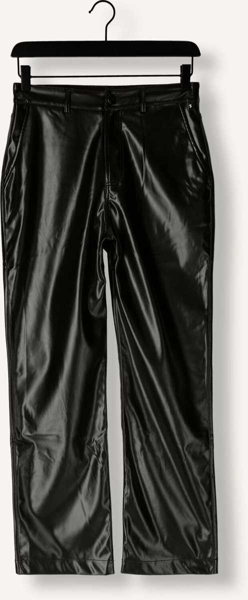 Simple Jer-poly-pu-23-1 Broeken Dames - Zwart - Maat M