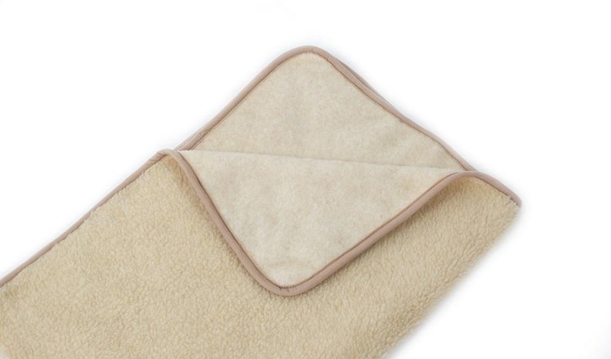 Merino Wol Koud 180x200cm Beige - Thermisch & Comfortabel