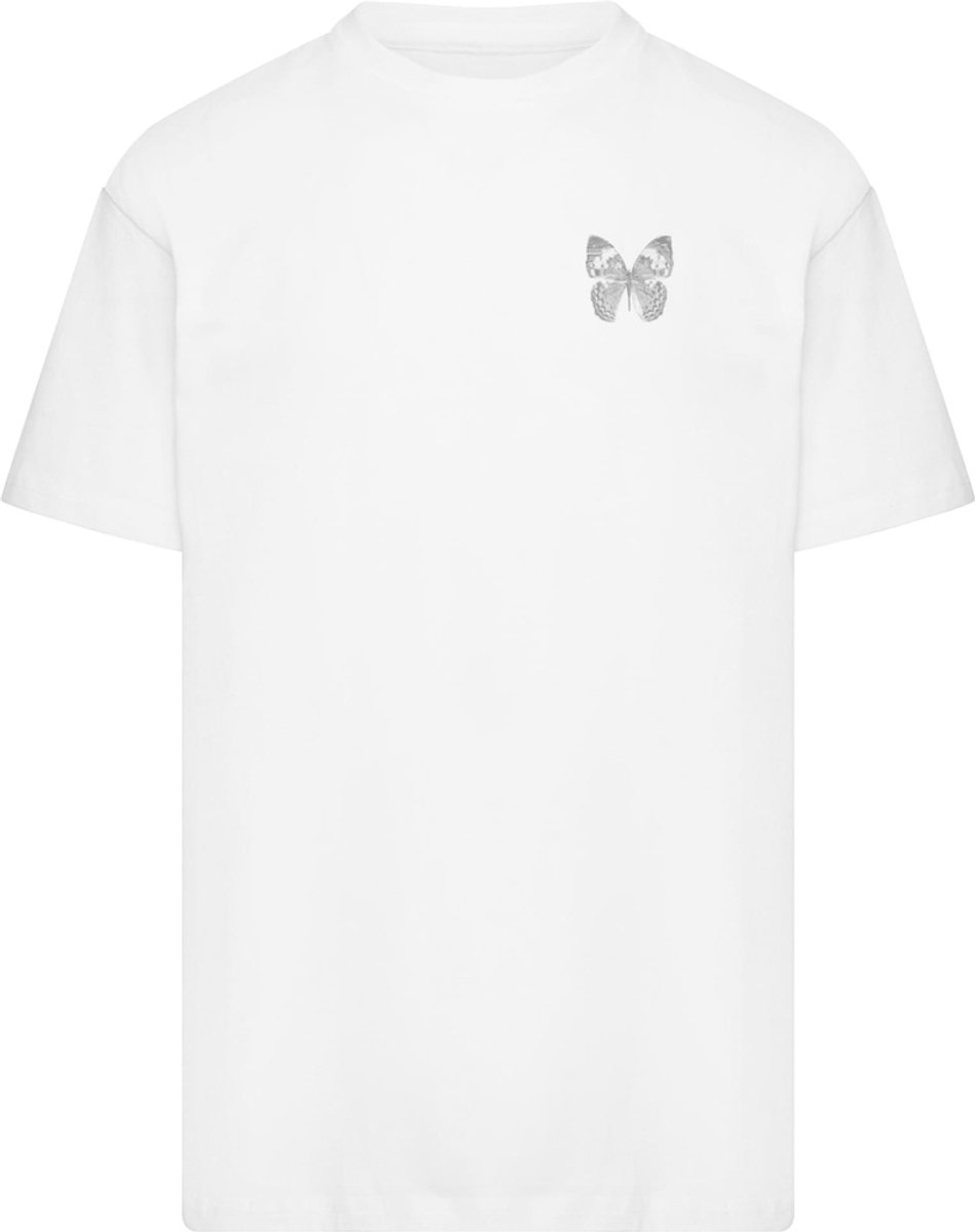 Mister Tee T-shirt Choose Your Identity Heavy Oversmaat Wit