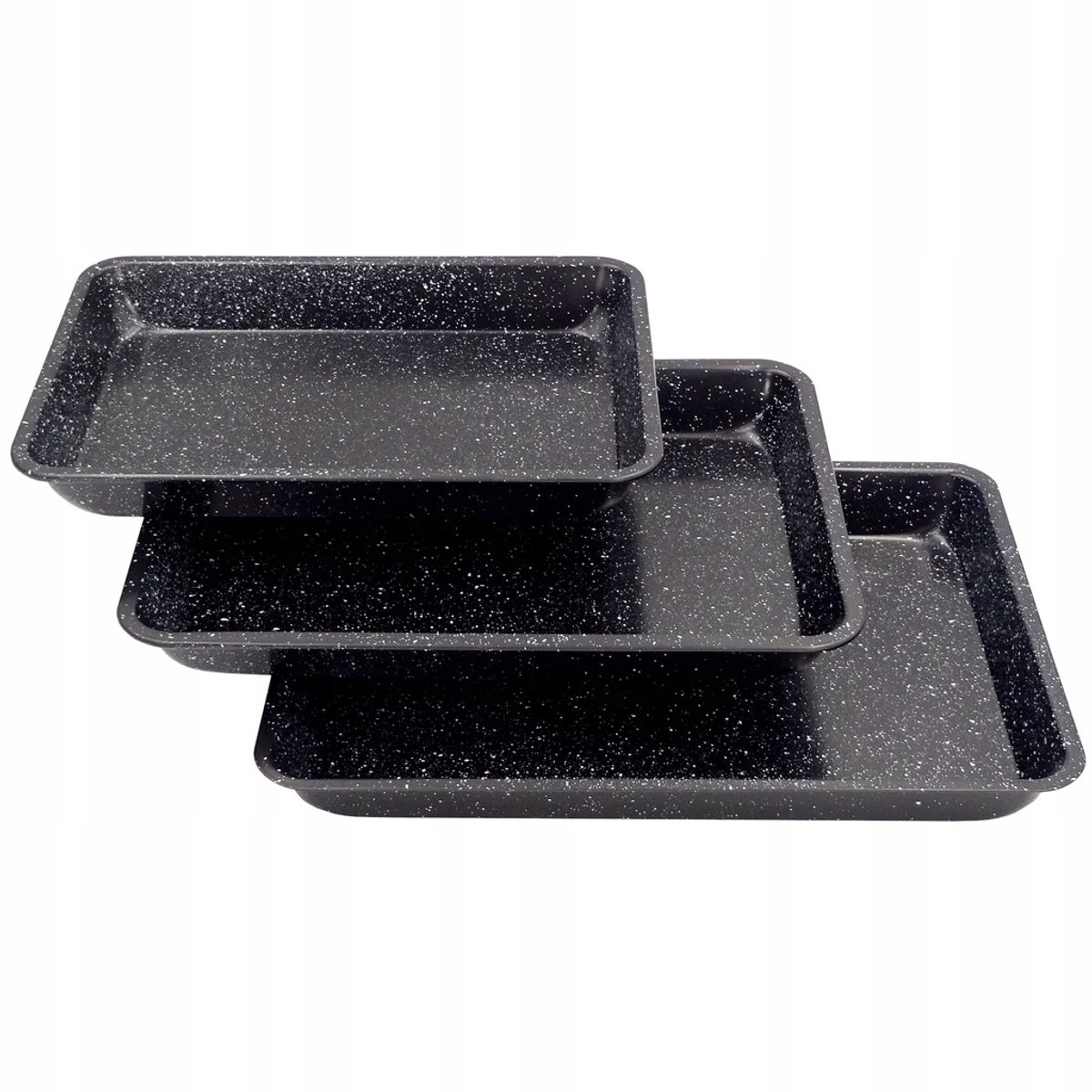 3x Bakvorm RVS Non-stick - Voor Taart & Vlees