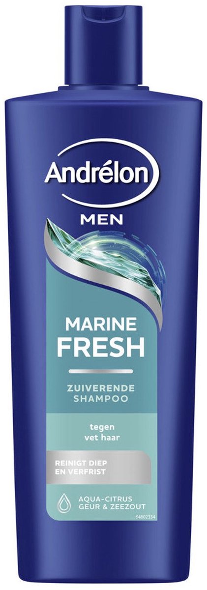 Andrelon Marine Fresh herenshampoo voor haar en lichaam - 400 ml