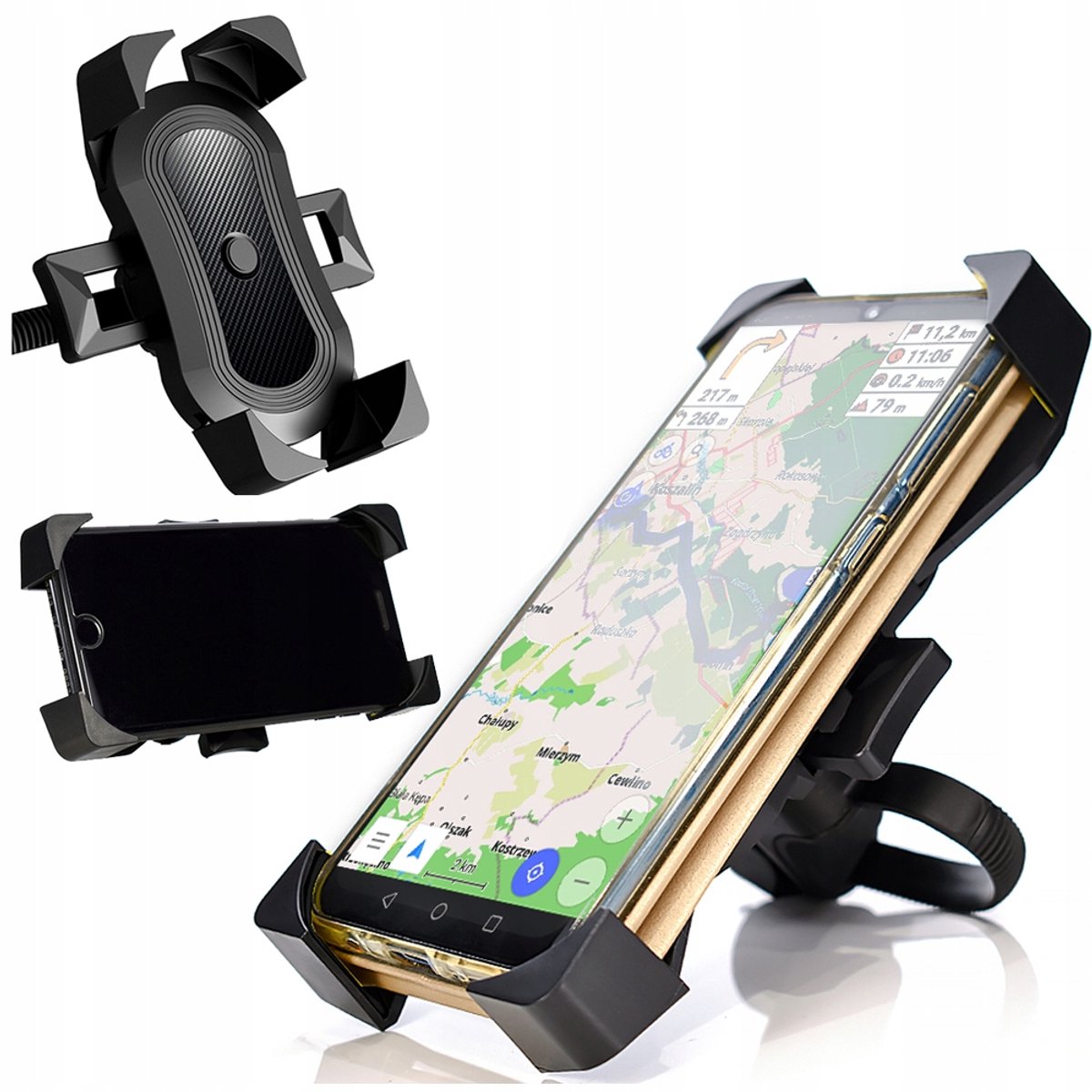 Universele Fiets & Scooter Telefoonhouder - Easy One Touch