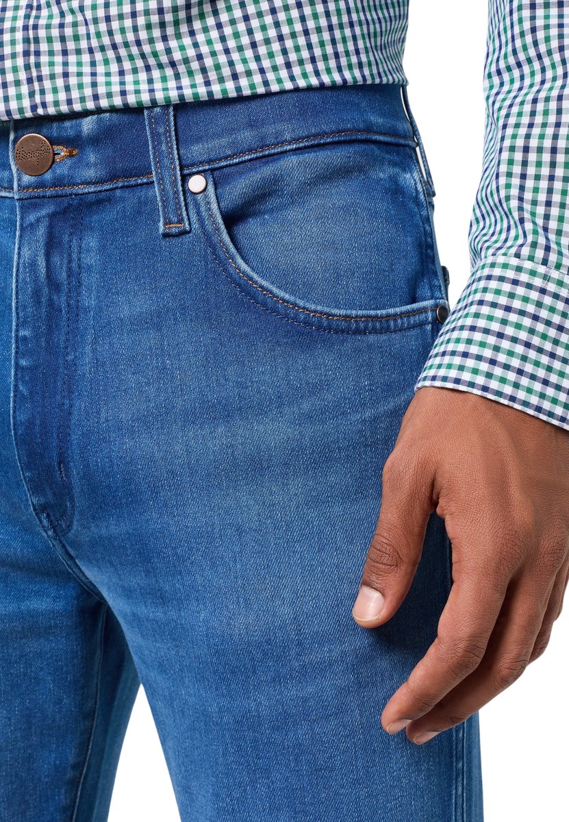 Wrangler - Larston - Heren Slim-fit Jeans - Rustic