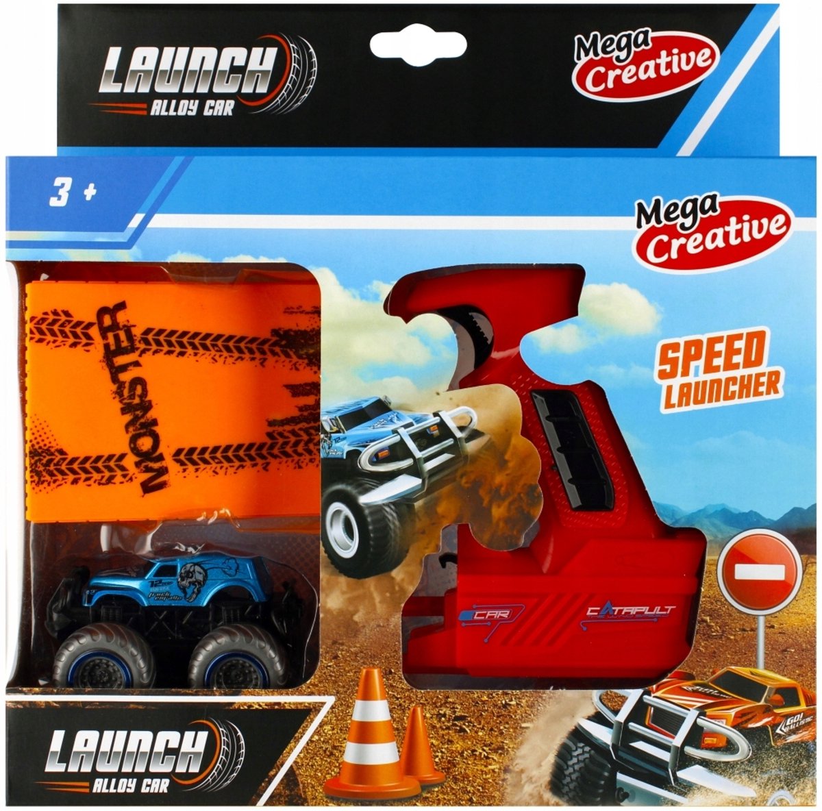 Mega Creative Offroad Auto met Lanceerder - 498686
