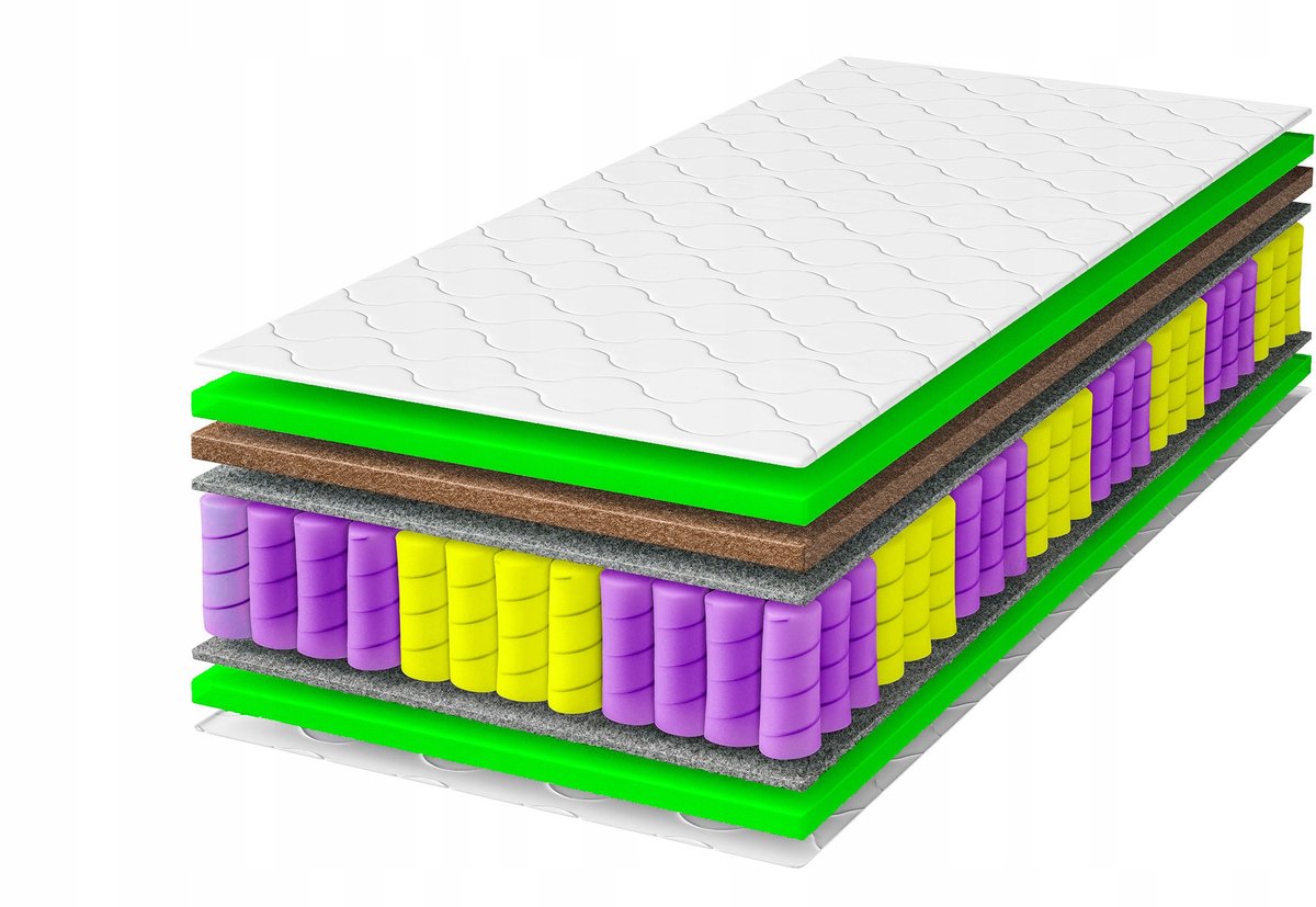 Pocketvering Matras 180x200 Prestige Kokos 26cm Hard H4/H5