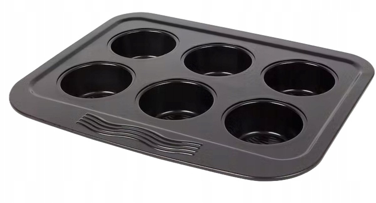La Cucina Muffinvorm 29x23x3,3 cm - 6 Muffins - Antiaanbaklaag