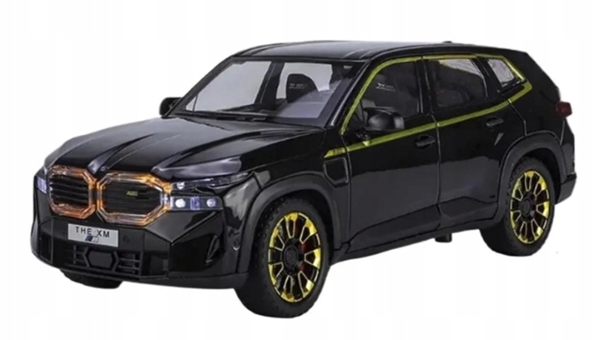 BMW XM SUV Modelauto 1:24 Zwart met Licht & Geluid