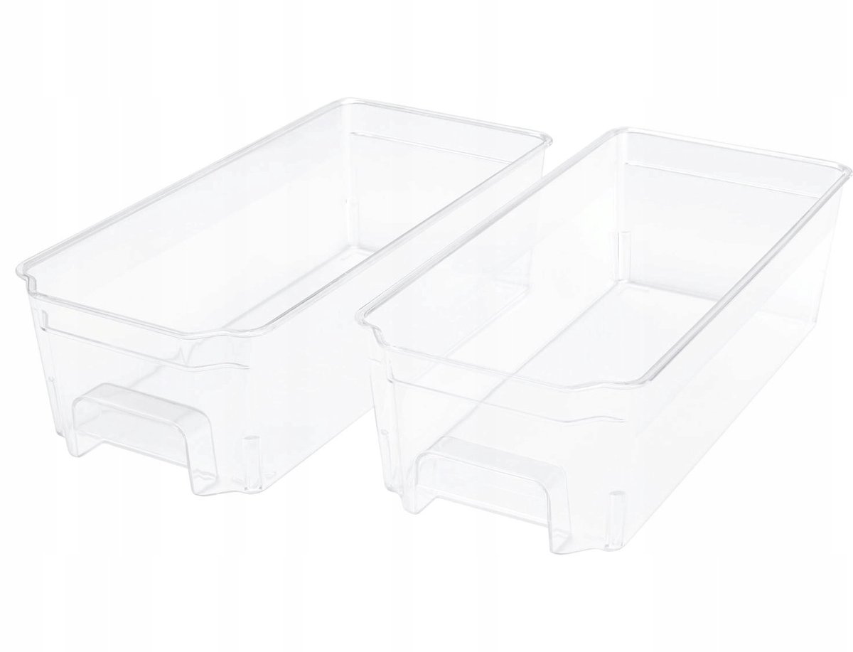 Ernesto Koelkast Organizer 3L Transparant - Set van 2