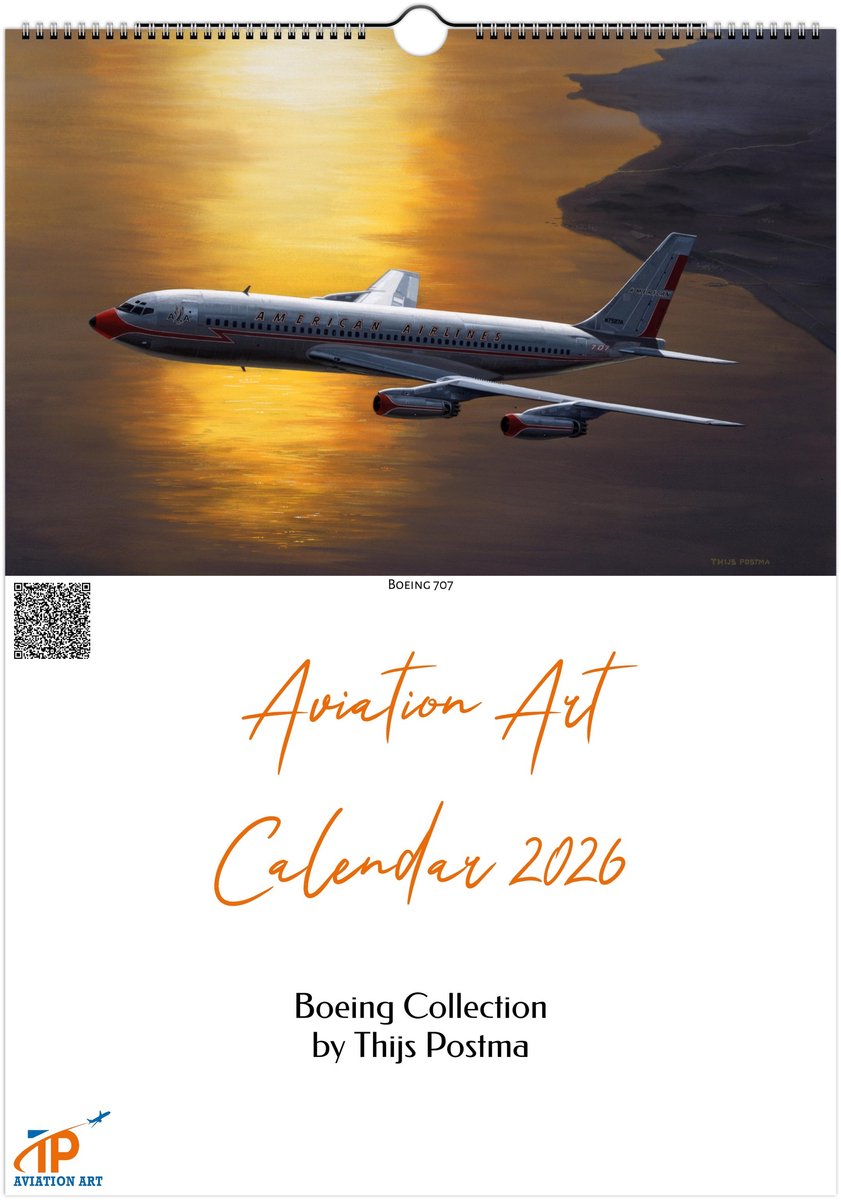 Thijs Postma - Aviation Art Calendar 2026 - Boeing Collection