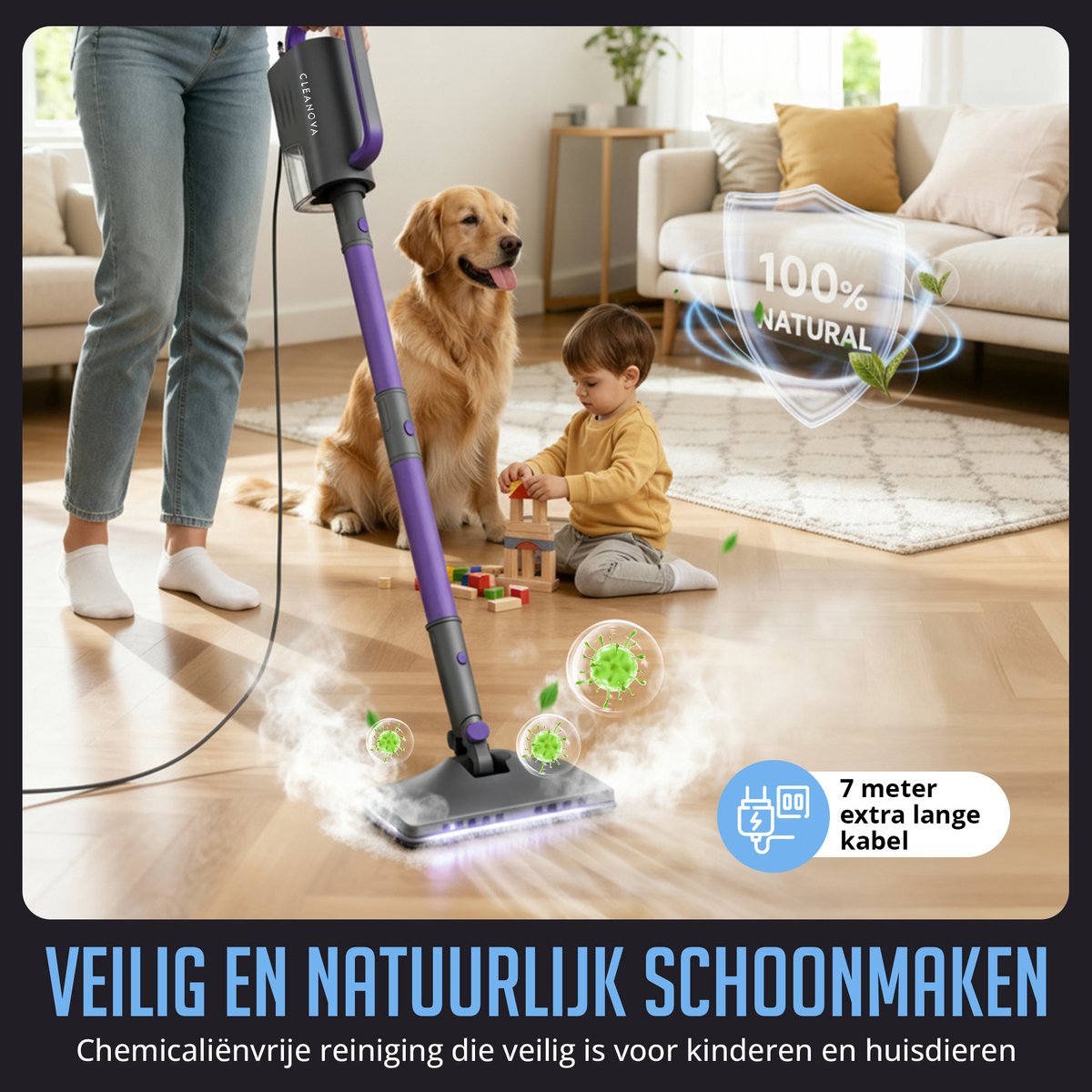 Cleanova 16-in-1 Stoomreiniger - Vlekkenreiniger thumbnail 2