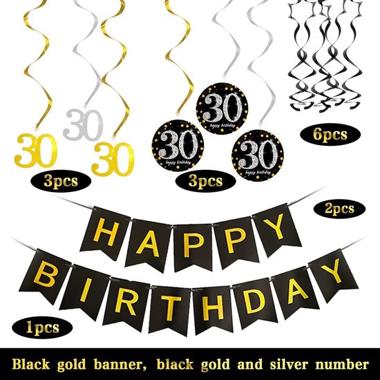 Vaarwel Jaren Twintig – Ballonnen En Banner Voor 30e Verjaardag, Gotische Decoratie, Dood Van Mijn Twintiger Jaren, Grappig Feestpakket