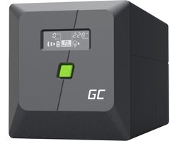 Green Cell - PowerProof Serie - UPS Systeem - 600W - 1000VA - Automatische Spanningsregeling