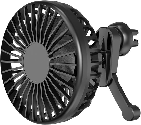 Carpoint Ventilator - Ventilatie rooster - USB-A - 360° draaibaar - 3 ...