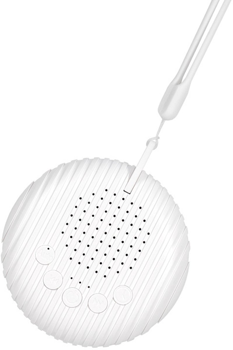 White Noise Machine Baby met 10 Rustgevende Geluiden, USB Oplaadbare Mini Geluidsmachine, Draagbare Witte Ruis Machine met 3 timers, Automatische Modus, Geheugenfunctie, Slaaptherapie