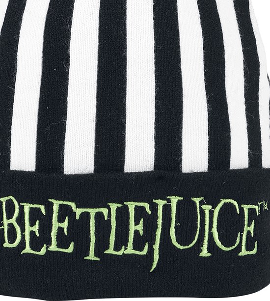 Warner Bros - Beetlejuice - Bonnet à Pompon Beetlejuice