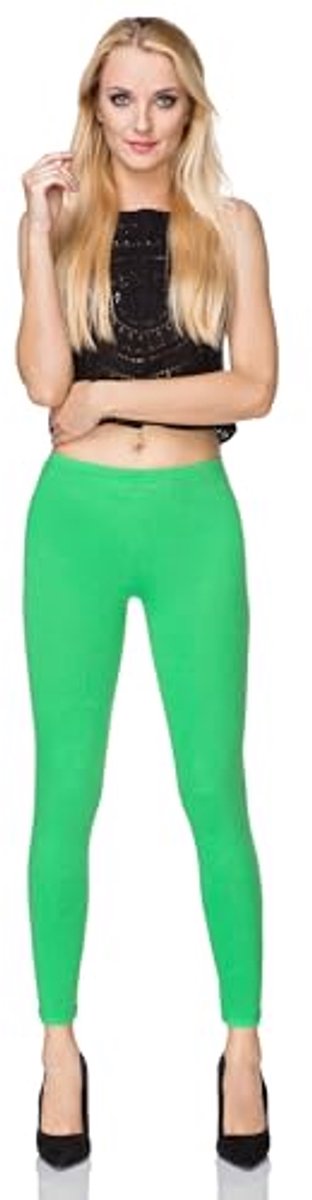 Dames Leggings van Katoen - Sportieve en Modieuze Mid Waist Leggings voor Yoga, Wandelen en Vrije Tijd — afbeelding 2