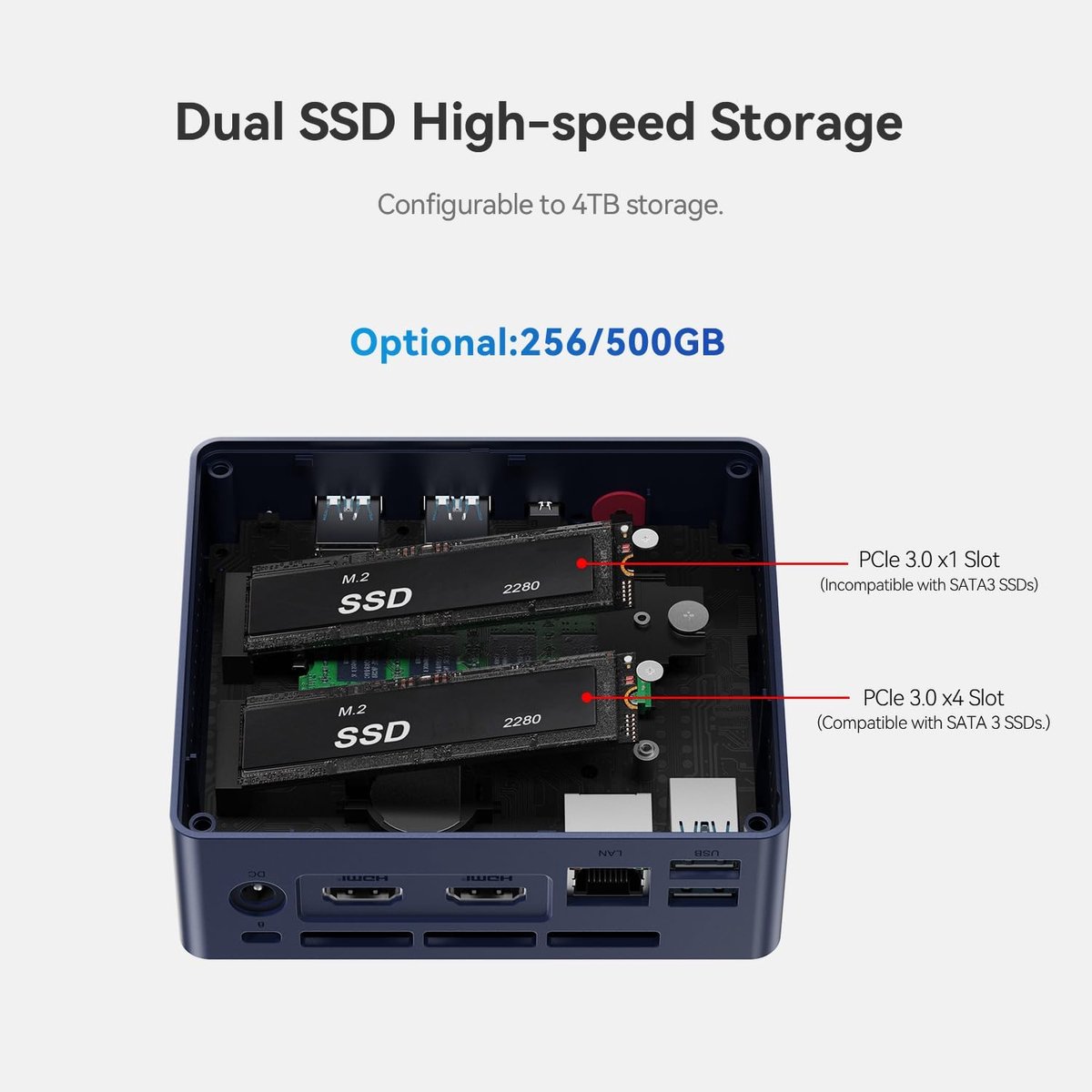 Beelink Mini S13 Pro mini PC - Intel N150 - 16GB RAM - 1TB SSD