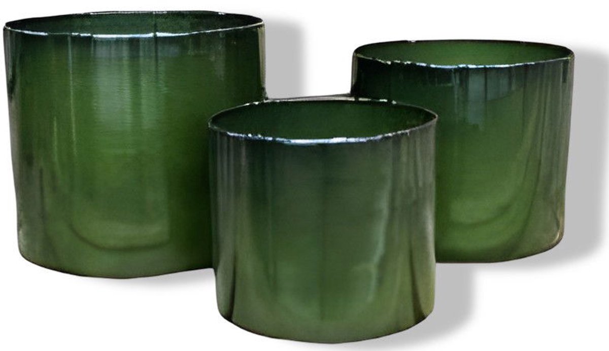 Buitengewoon de boet - Pot Cylinder Vibrant Groen M 27x22cm