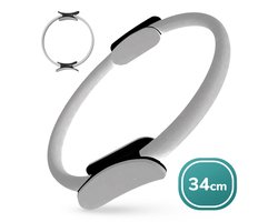 Golermo Pilates Ring (34cm) met Premium Resistance Band – Yoga & Fitness Oefenring met Elastische Booty Band (35kg) – Magic Circle voor Kracht, Core & Flexibiliteit