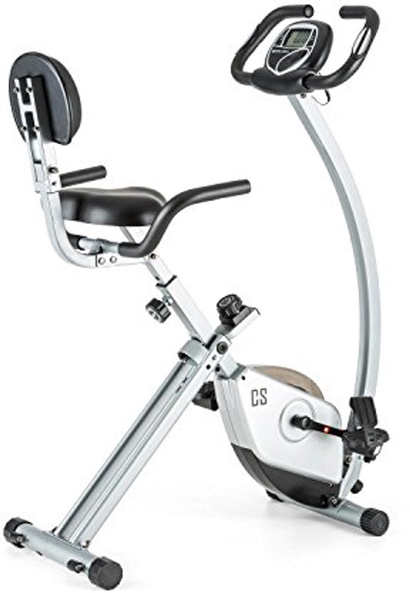 Ergometrische Hometrainer Fitnessfiets met Handhartslagmeter en LCD-display
