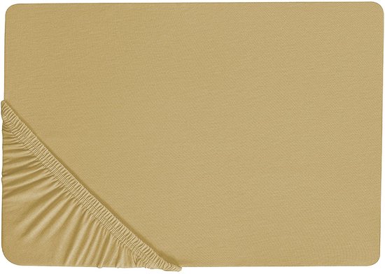 Beliani JANBU - Drap Housse - Vert - Katoen