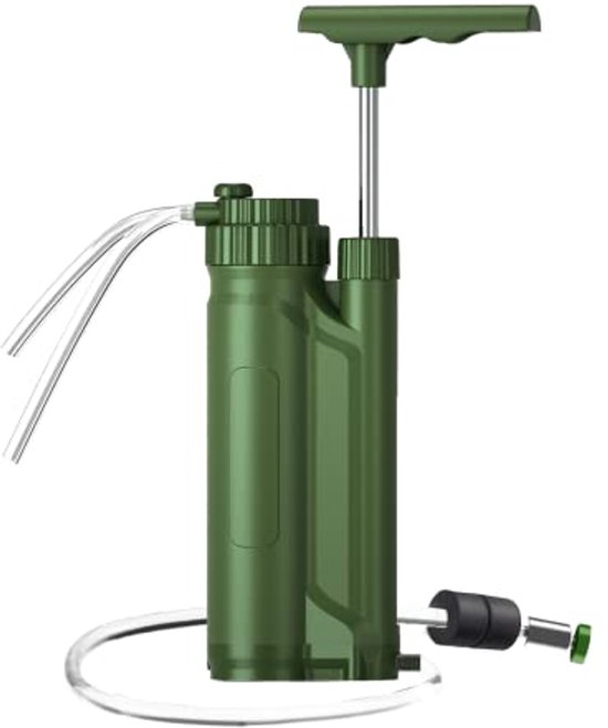 Waterfilterpomp Met 3 traps Systeem Voor Kamperen En Outdoor Waterfilterpomp Met 3 traps Systeem Voor Kamperen En Outdoor