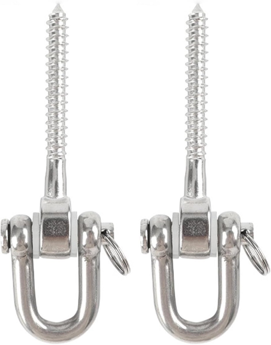 Hammock Bolt 2pcs - Hammock Mounts - Heavy Duty Swing Hook - Swing Hangers - voor Hanging Chairs - Swings - Hammocks - Punching Bag