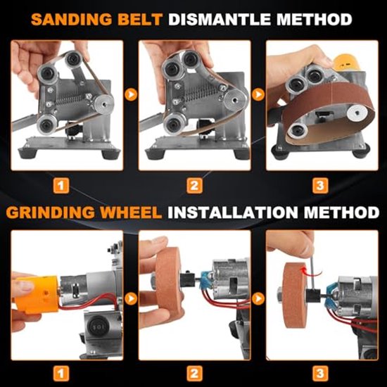 VISLONE Multischleifer, Schleifmaschine für Holz Mini DIY Sander
