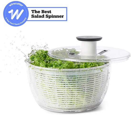 Salade Spinner 6L - Helder Design voor Efficiënt Droogmaken van Groenten van Grandmalee — afbeelding 2