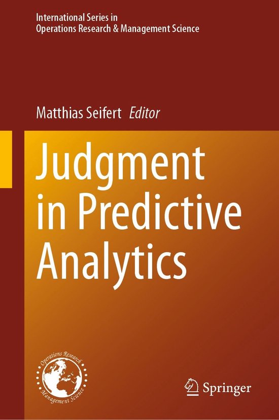 Business and Management (R0) - Judgment in Predictive Analyt ... - cover