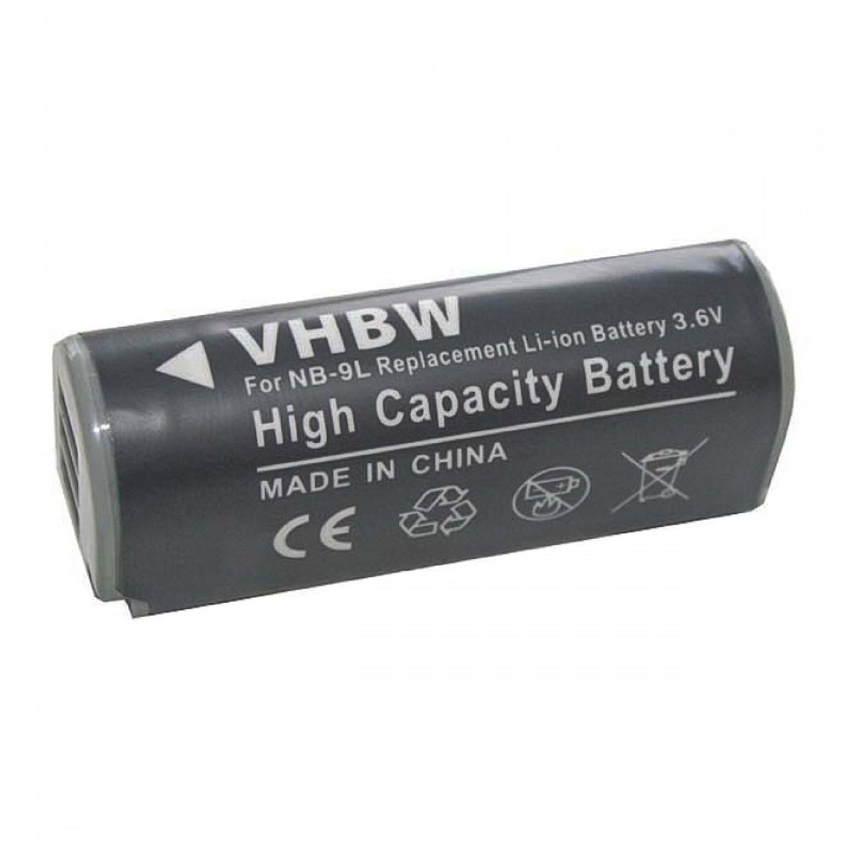 Camera accu compatibel met Canon NB-9L / 600 mAh