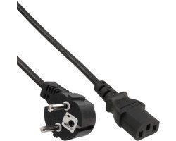 Cablexpert Stroomkabel met C13 plug - zwart - 1,8 meter