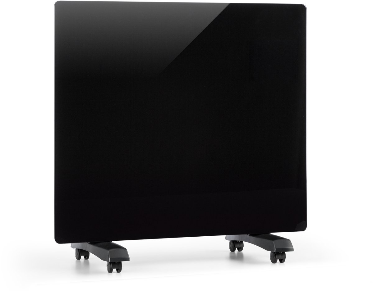 Klarstein Norderney Convectieverwarming - Glazen Front - LC Touch Display - Timer - 2 Warmtestanden 500 & 1000 Watt - Voor Max. 70 M² - 15-35 °C - Temperatuursensor & Vorstdetector - Temperatuurdisplay - Flexibel Gebruik: Staand & Wandmontage - Zwart