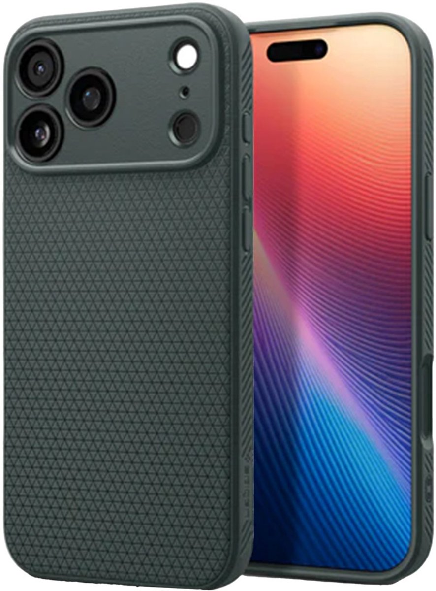 Spigen Liquid Air™ Backcover geschikt voor Apple iPhone 17 Pro Max - Abyss Green