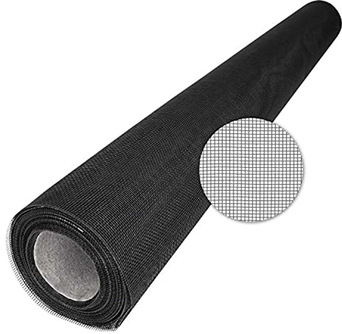 Insectenwerend gaas voor ramen en deuren - UV-bestendig en PVC gecoat, 100 x 250 cm