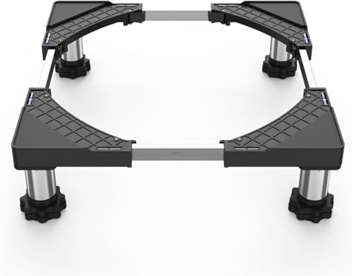 Verstelbare Wasmachinebasis voor Koelkast en Droger - Maximaal 450 kg - Breedte 44,5-67 cm - Hoogte 13-17 cm