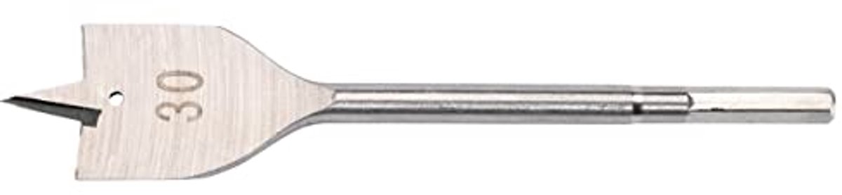 Platte Houtboor 30 mm Ø - Expert Kwaliteit voor Professionele en Hobbyprojecten