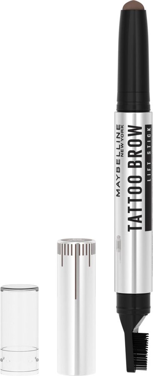 Maybelline Tattoo Brow Lift Stick Wenkbrauwpotlood met Stylingborstel 03 Medium Brown