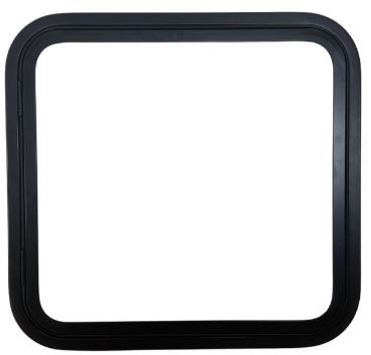 Serviceluik Zwart 600x570mm - met paneel pp