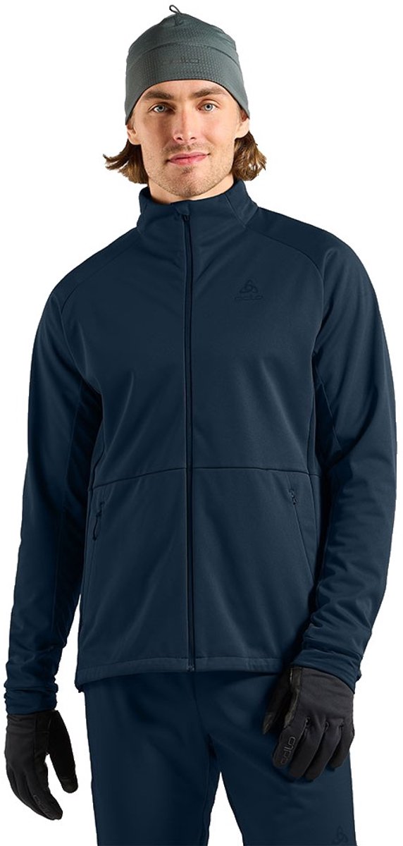 Odlo Essential Warm Jas Blauw M Man
