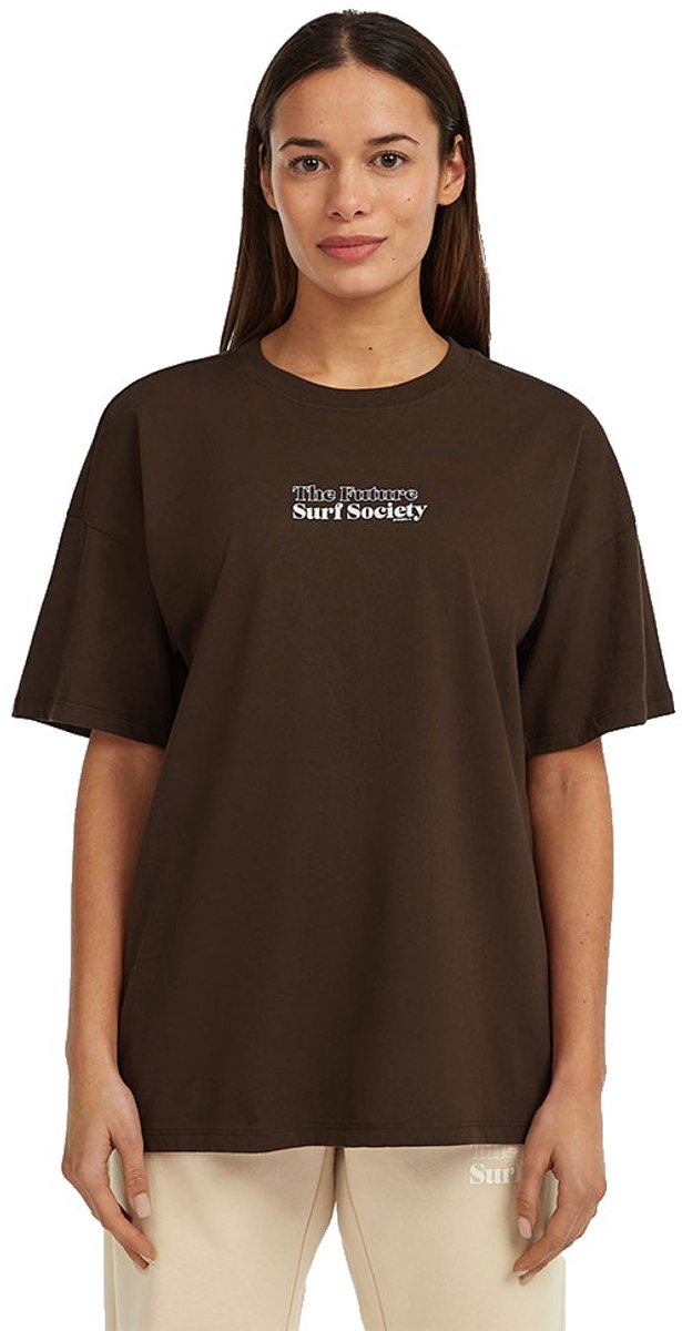 O´neill The Future Surf Society T-shirt Met Korte Mouwen L Vrouw Coffee Bean