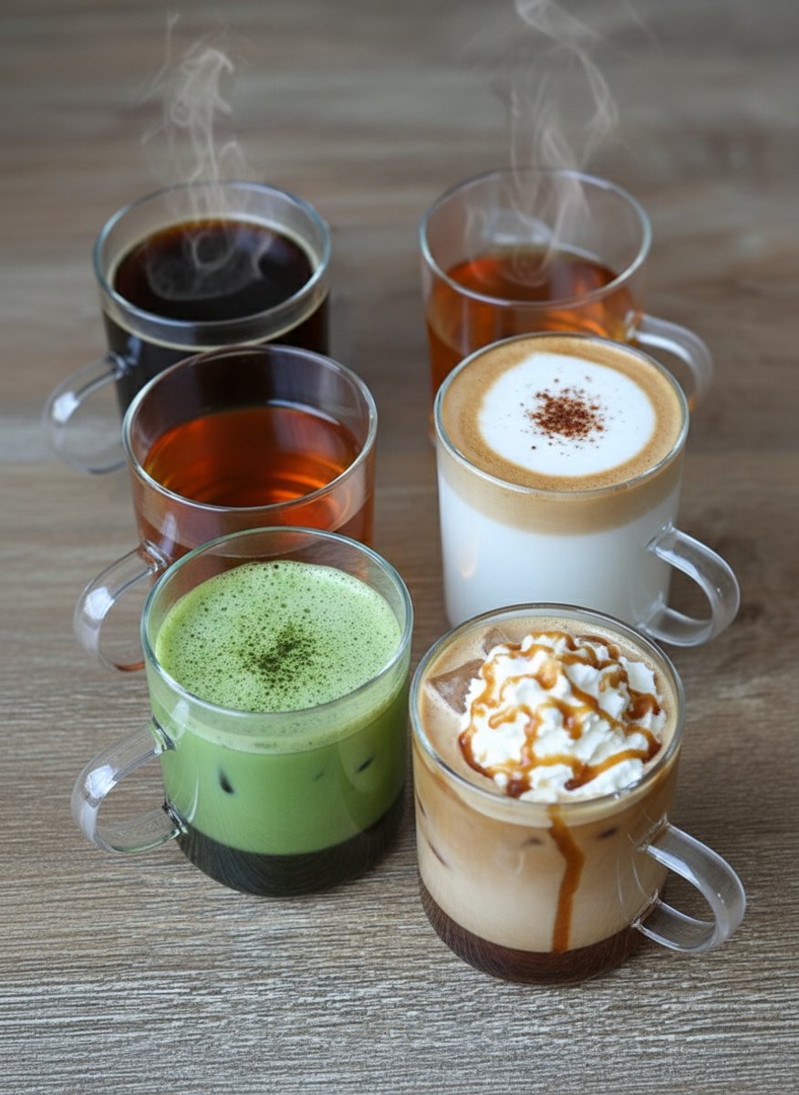 Tobeyz - Theeglazen Set - 6 Stuks - Koffiekopjes - Theekopje - Koffiemokken - Theemokken - Glas Mokken
