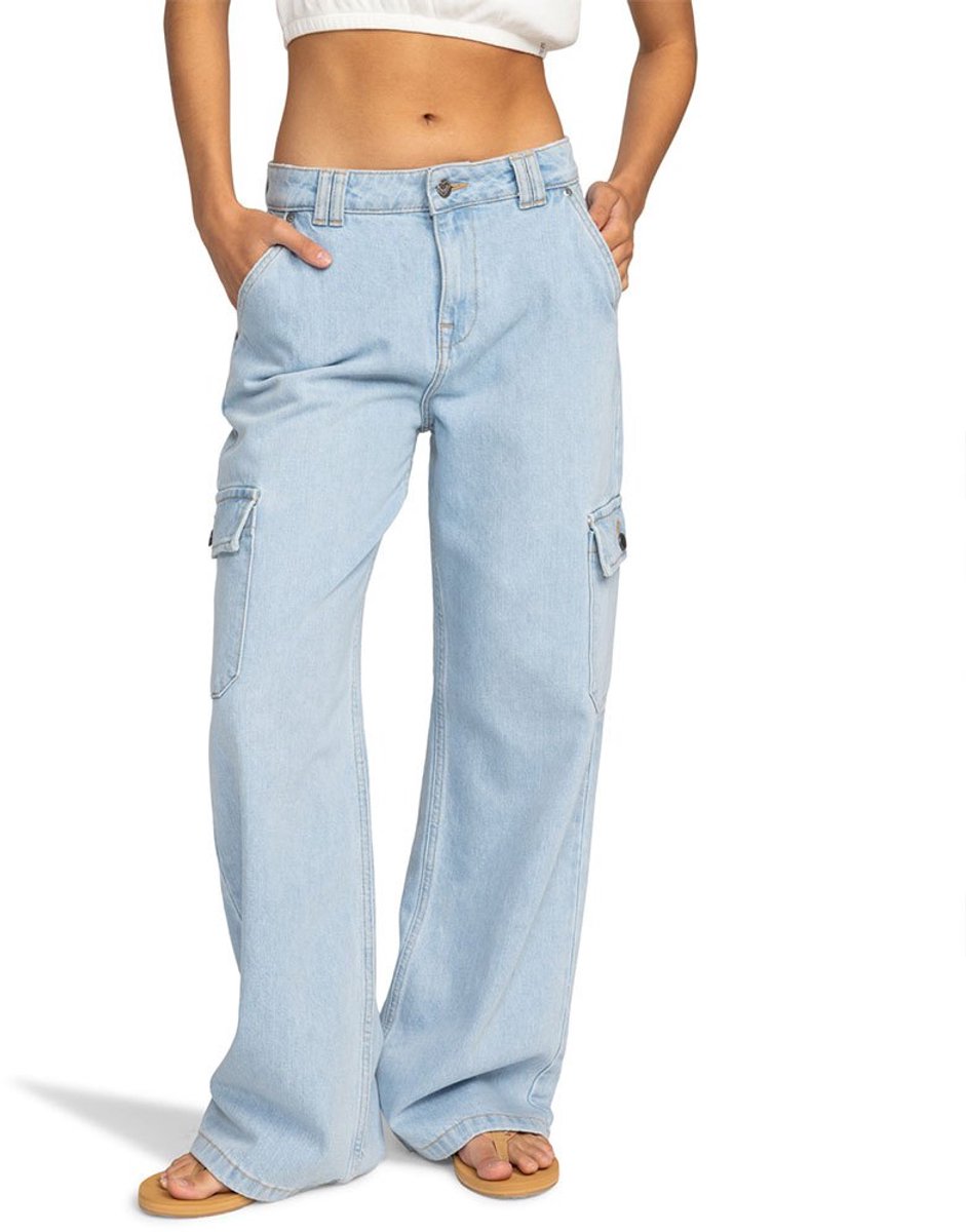 Roxy Modern Vibe Mid Spijkerbroek 31 Vrouw Blauw