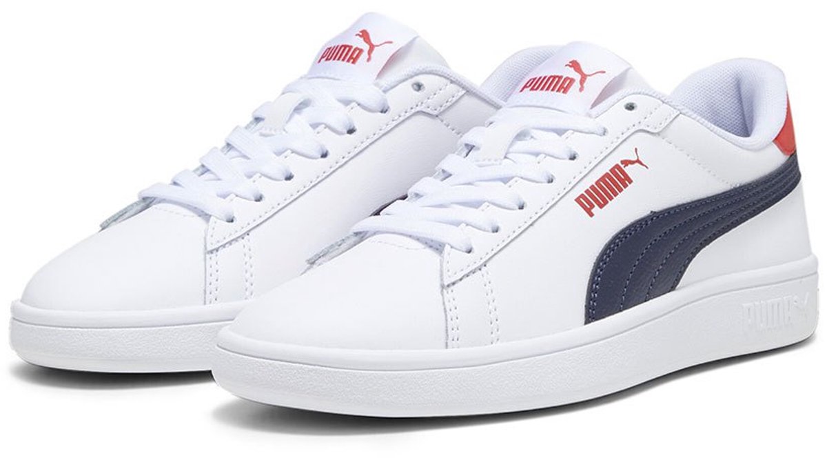 Puma Smash 3.0 L Puma White / Puma Navy / For All Time Red