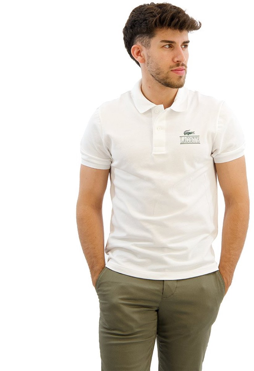 Lacoste Ph1136 Korte Mouw Poloshirt S Man Wit