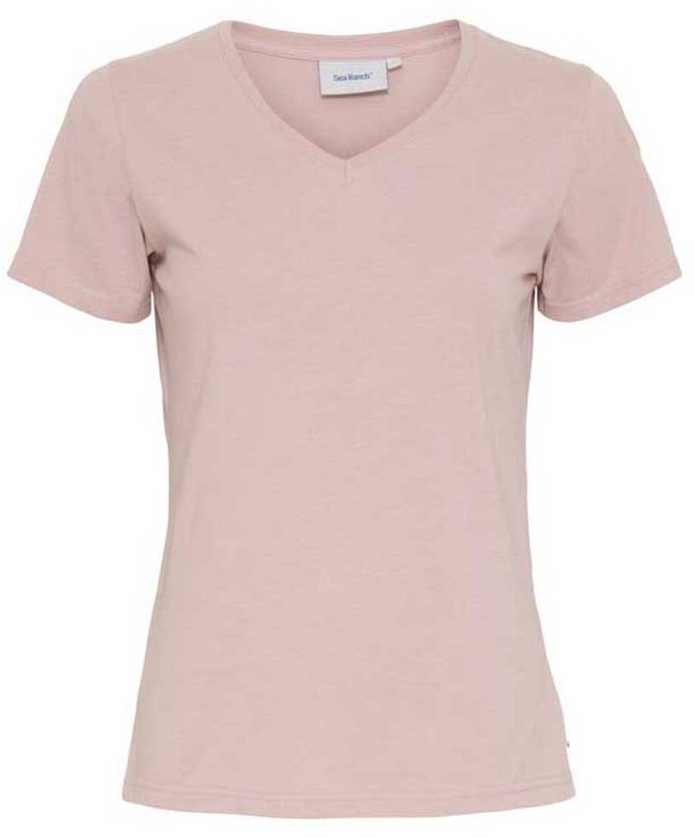 Sea Ranch Dorthea T-shirt Met Korte Mouwen En V-hals Roze 2XL Man