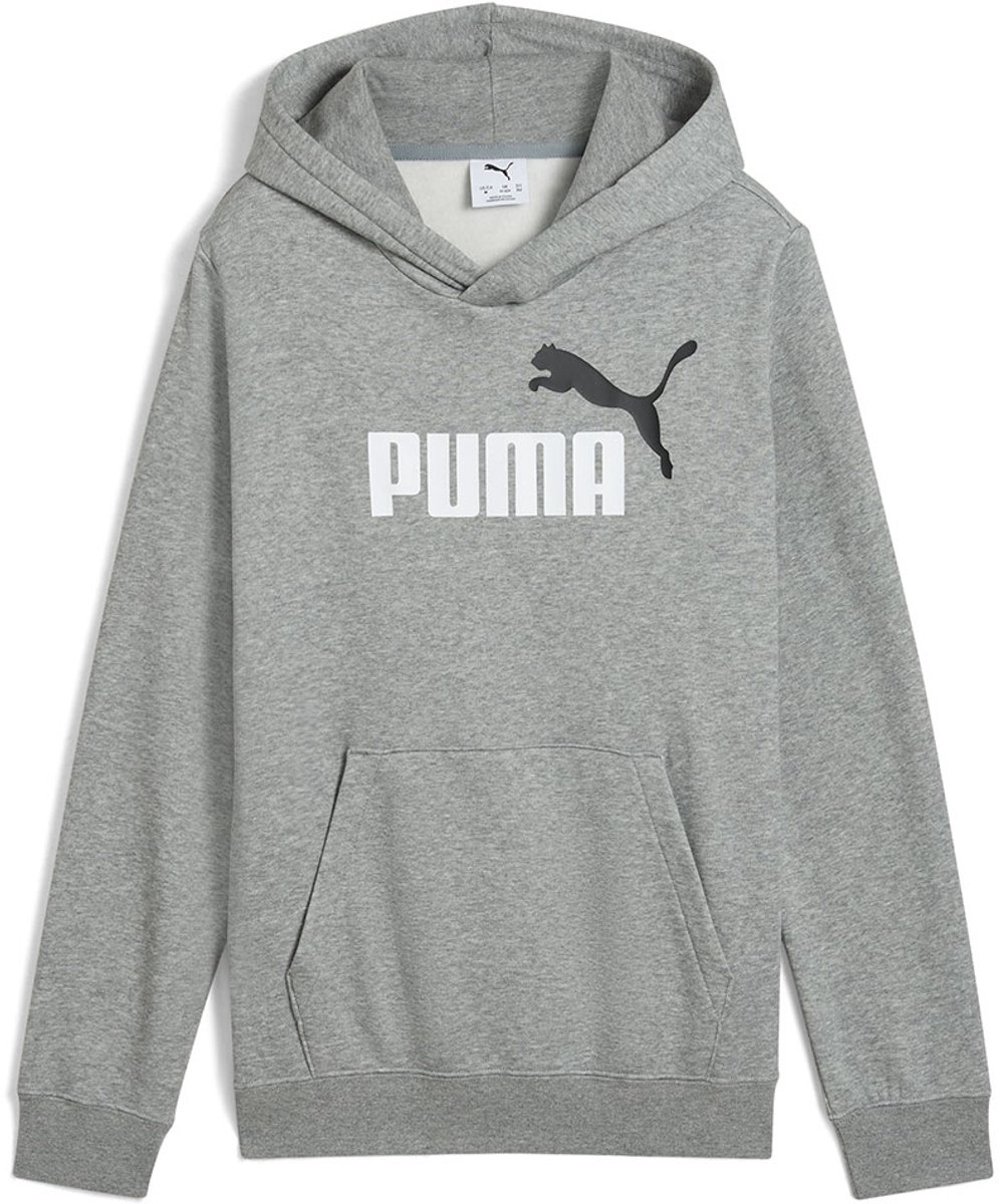Puma Ess 2 Color Nº 1 Logo Hoodie 9-10 Years Jongens Meisjes Grijs