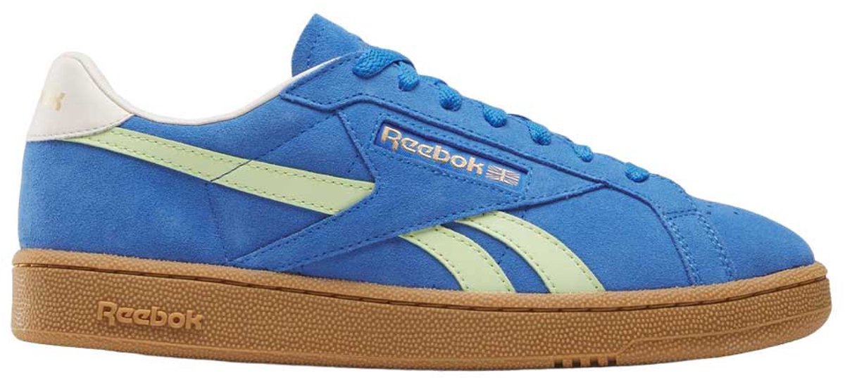 Reebok Club C Grounds Uk Schoenen Kineticblue / Astrolime / Vintagechalk